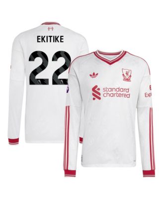 Men's Liverpool Hugo Ekitike 2026/27 Away Authentic Long Sleeve Jersey