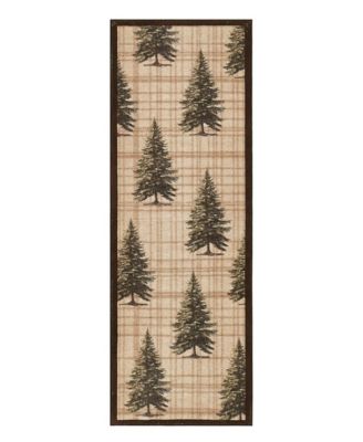 Non-Skid Printed Washable Runner Rug, 72" x 24"
