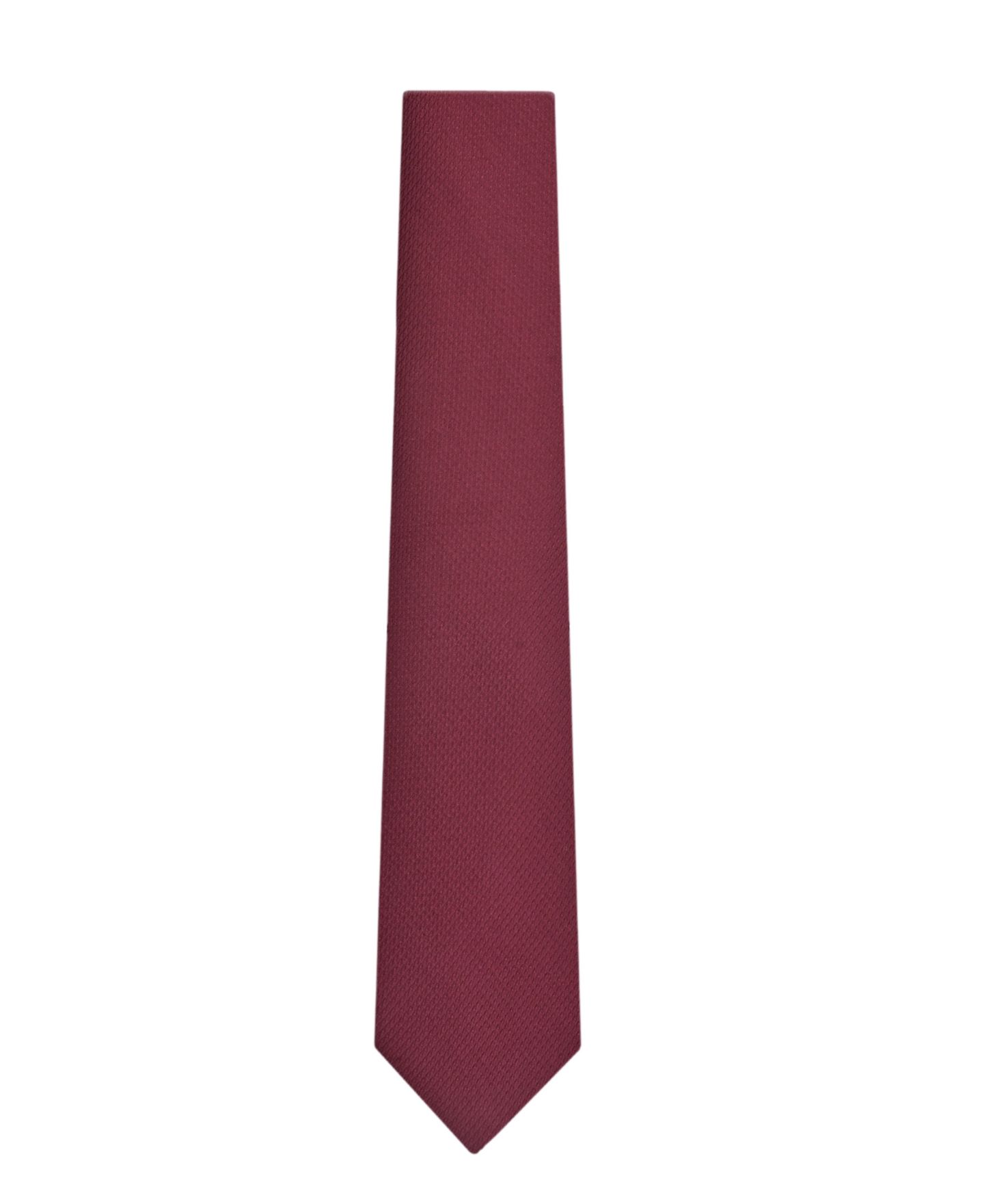 Мужской галстук Tommy Hilfiger Rope Solid Classic Tie, цвет: Бордовый — фото 3