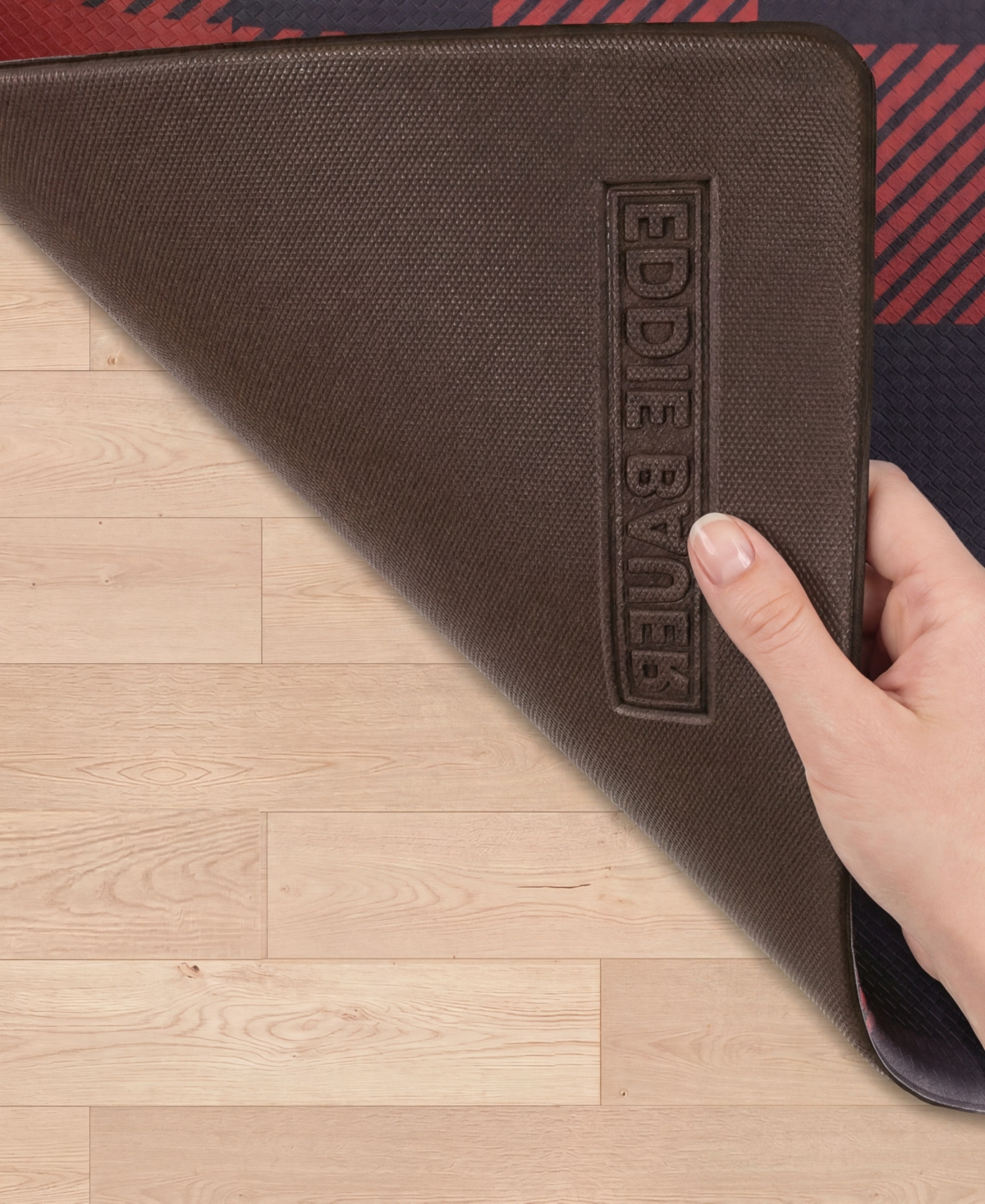 Eddie Bauer Buffalo Check Non-Slip 2-Piece Kitchen Mat Set