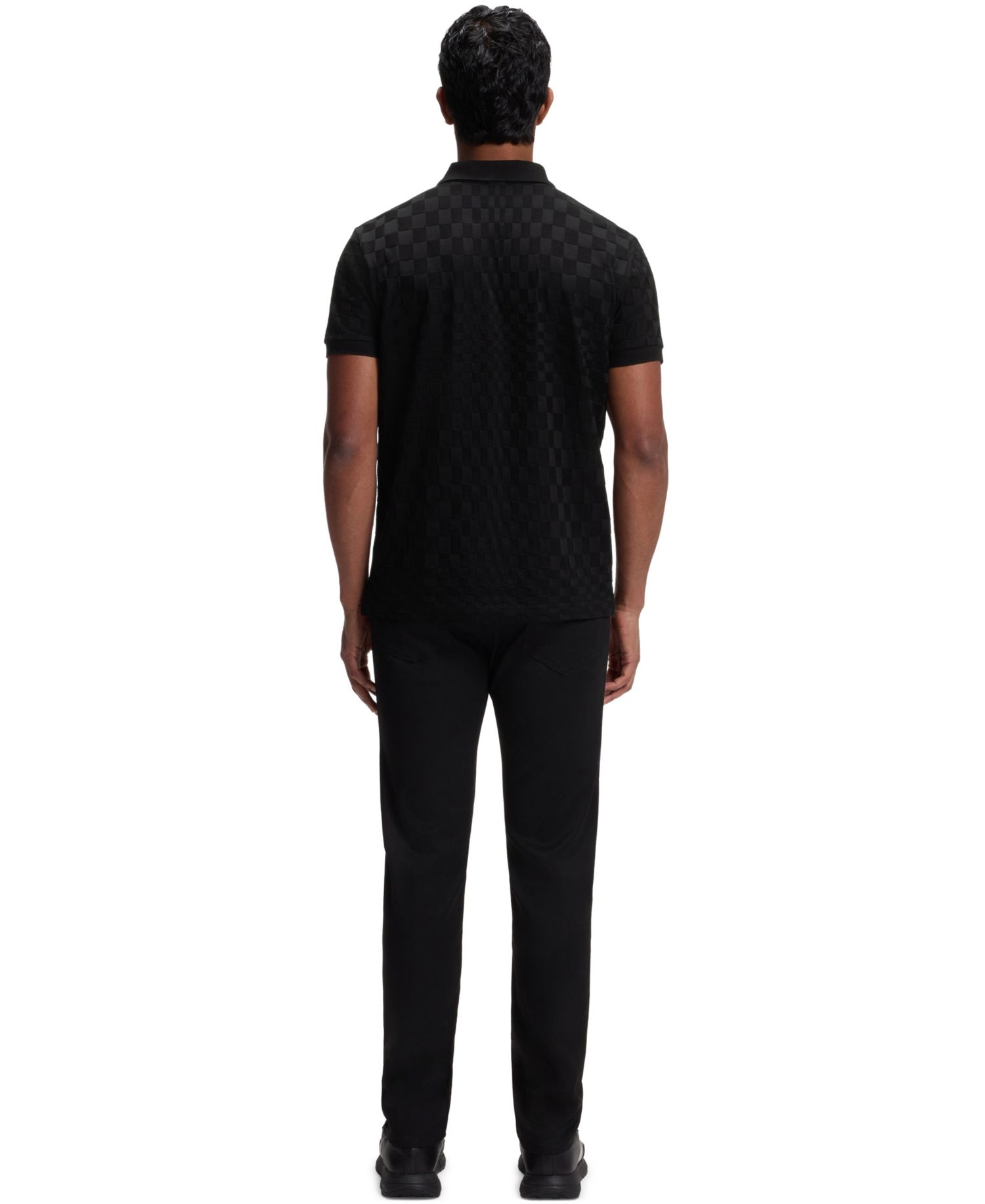 X Porsche Men's Pasha Pattern Polo Shirt