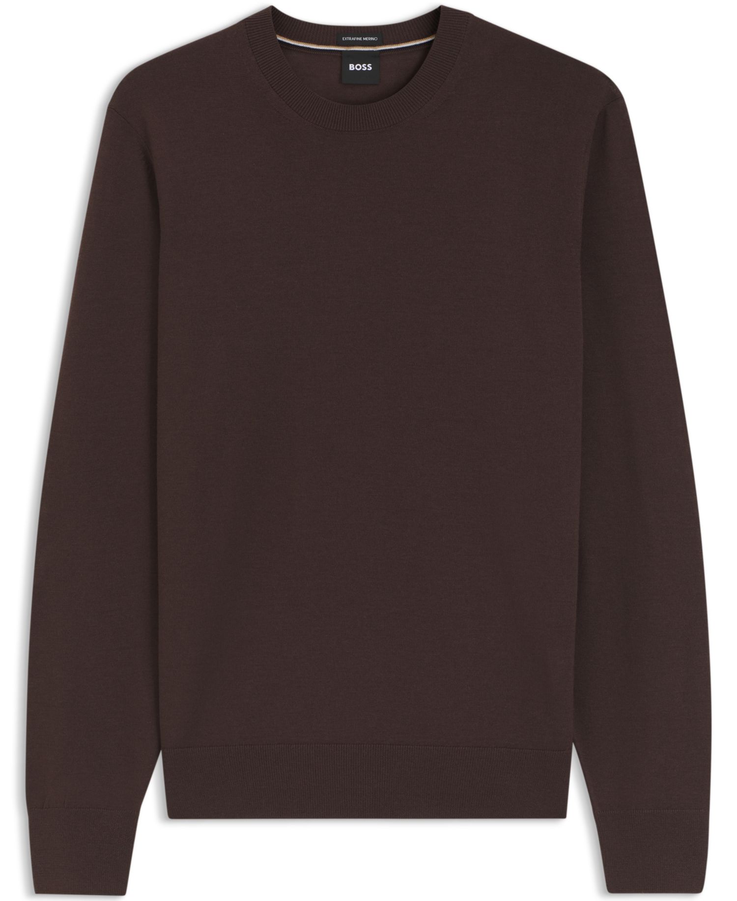 Men's Virgin Wool Crew-Neck Regular-Fit Sweater