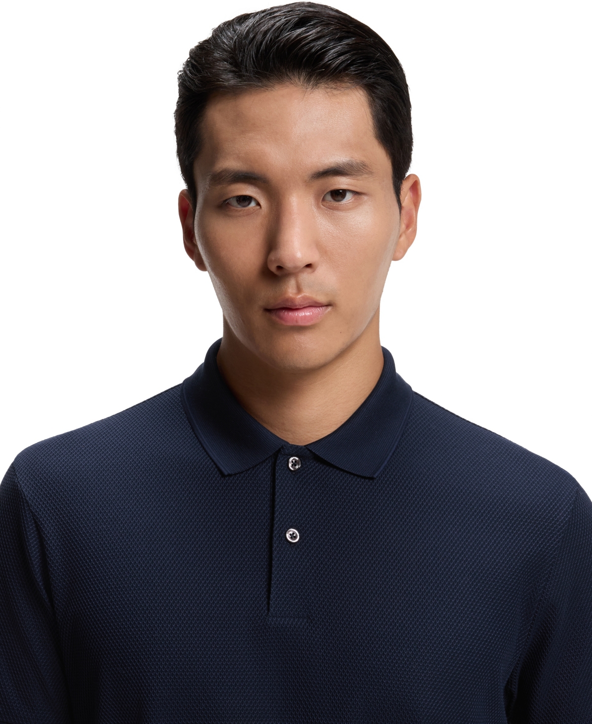 Boss by Hugo Men's Cotton Two-Tone Regular-Fit Polo Shirt