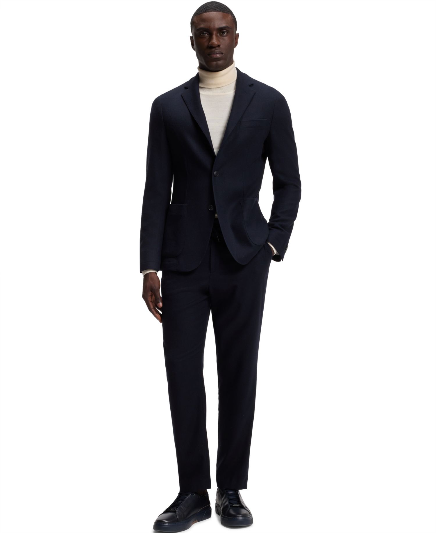 BOSS by Men's Washable Performance-Stretch Slim-Fit Blazer