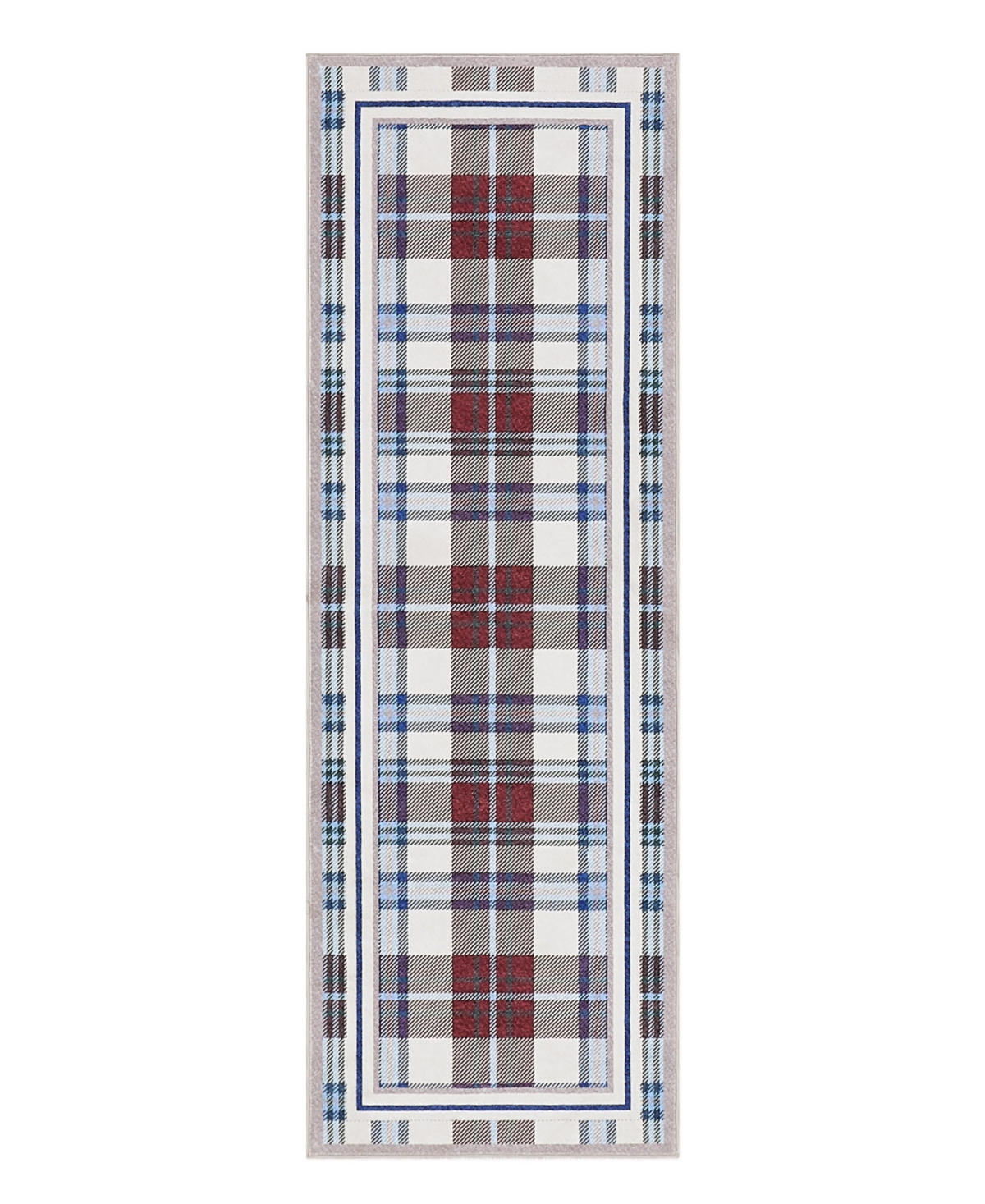 Eddie Bauer Non-Skid Printed Washable Runner Rug, 72" x 24"
