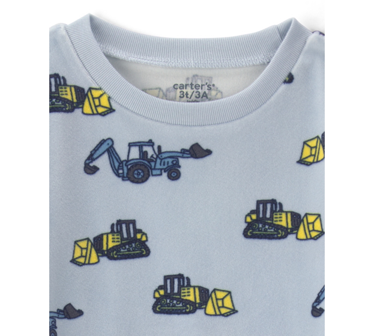 Carter's Toddler Boys' 2T-5T DreamPlush Long-Sleeve Snug-Fit Top and Pants, 2-Piece Pajama Set