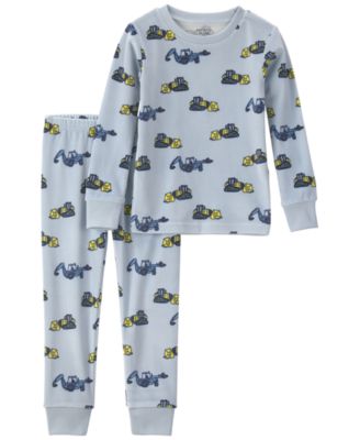 Toddler Boys' 2T-5T DreamPlush Long-Sleeve Snug-Fit Top and Pants, 2-Piece Pajama Set