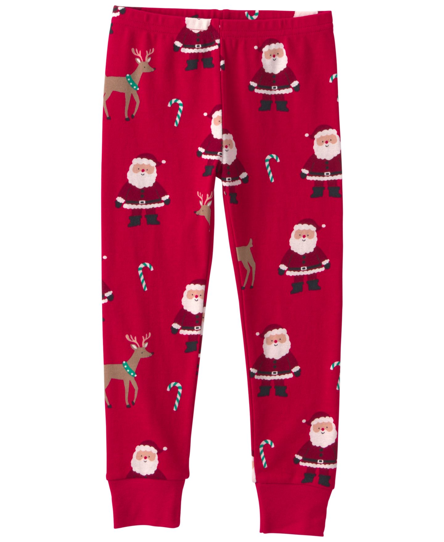 Carter's Toddler Boys' and Girls' 2T-5T Christmas Long-Sleeve Top and Pants, 2-Piece Pajama Set, цвет: Красный — фото 2