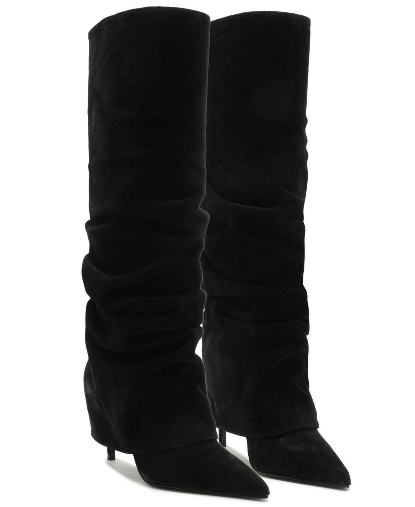 Женские ботинки Schutz Mikki Up Cloak Heeled Dress Boots, цвет: Чёрный — фото 6