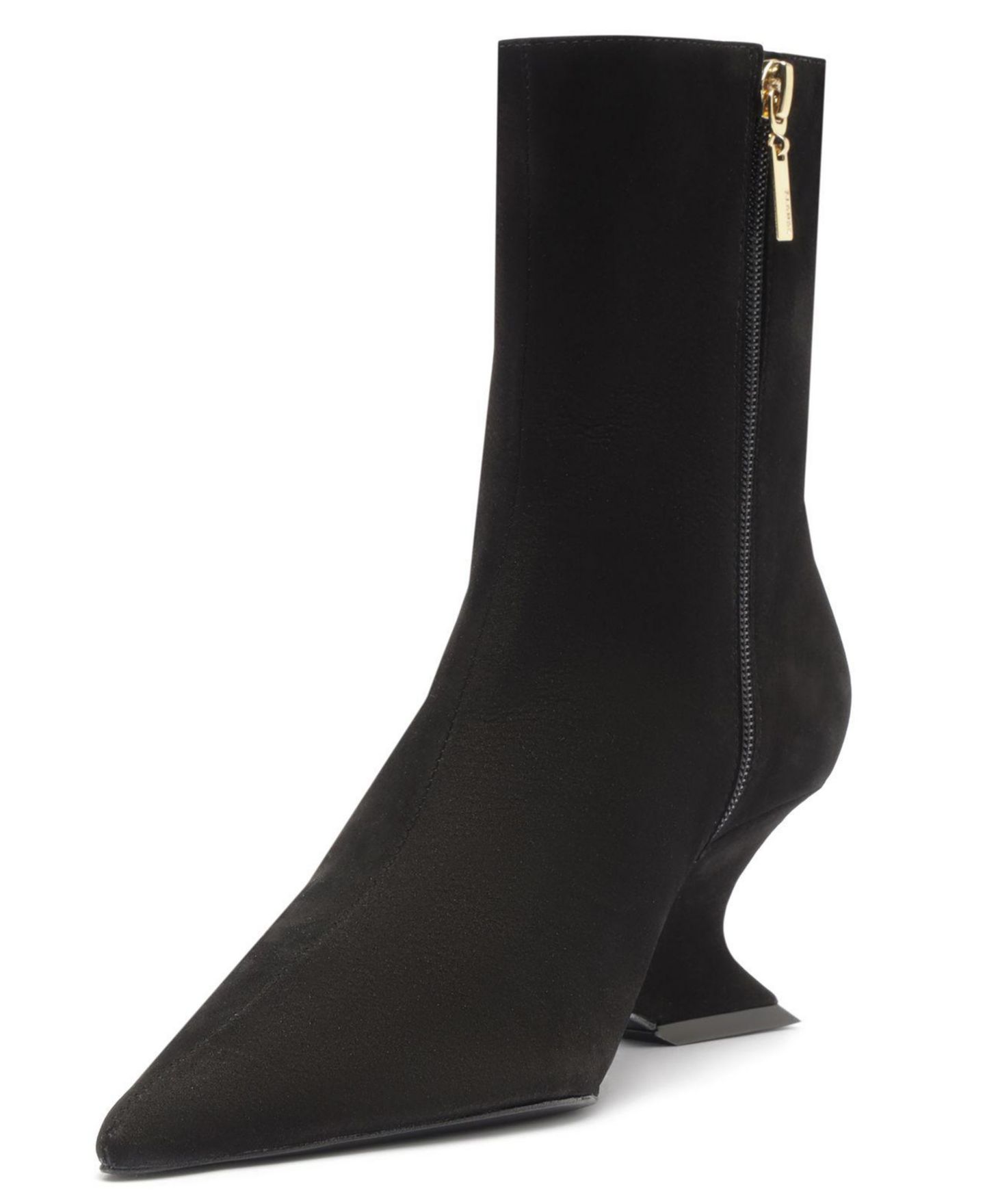 Женские ботинки Schutz Siena Mid Wedge Dress Booties, цвет: Чёрный — фото 9