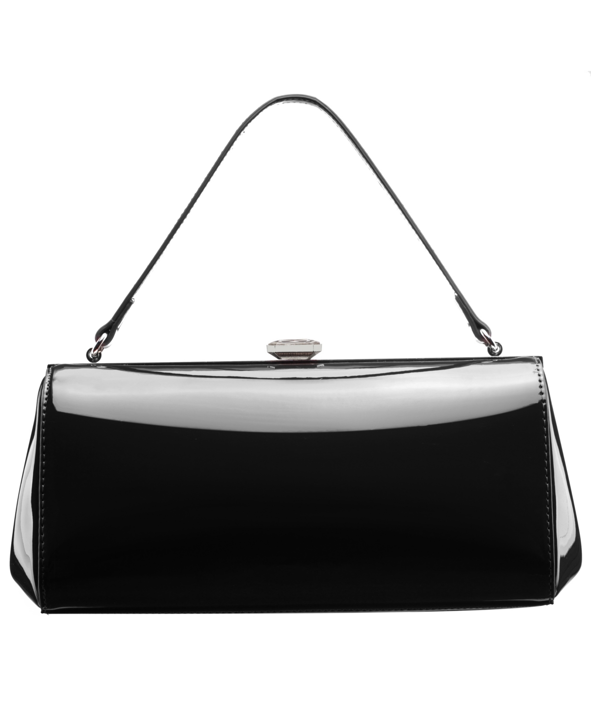 Nina Delsie Vintage Style Doctor Small Frame Handbag - Black