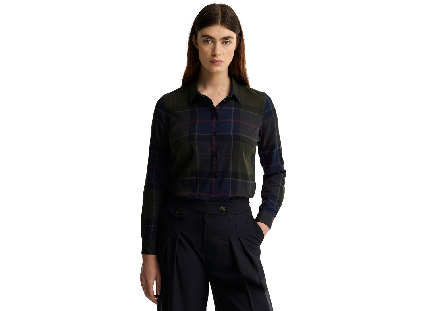 Women's Bredon Plaid Long-Sleeve Shirt