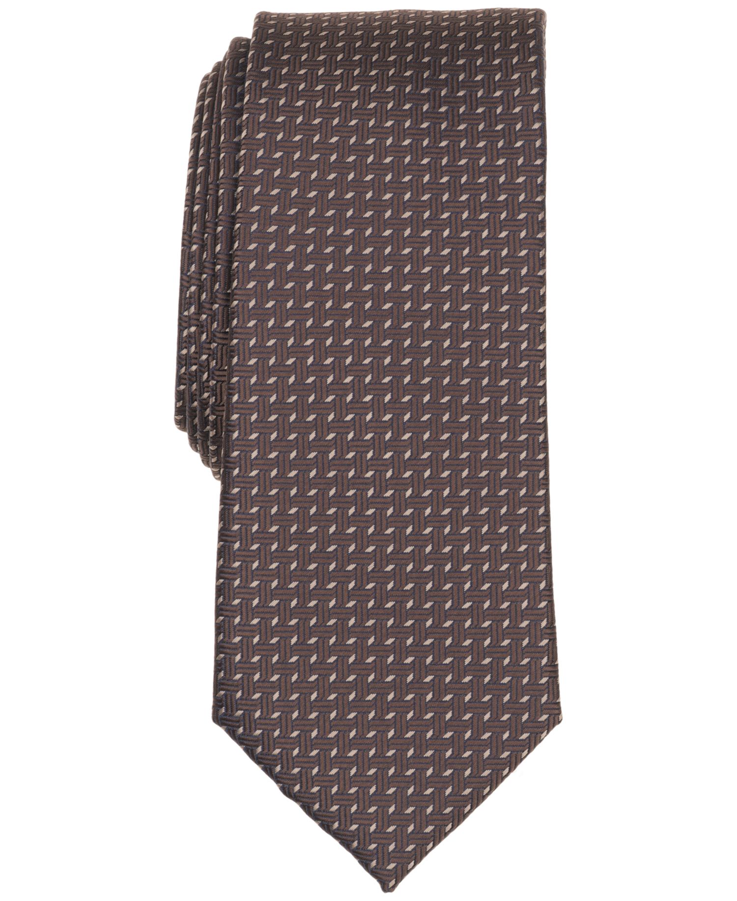 Men's Alaric Micro-Print Slim Tie