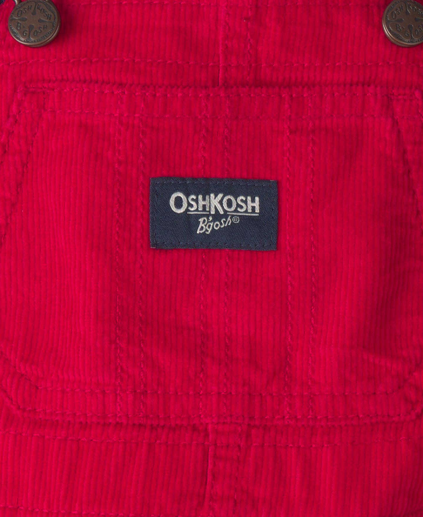 Комплект для мальчика Oshkosh B'Gosh: термотоп и вельветовый полукомбинезон, 2 предмета, цвет: Красный / Синий — фото 5