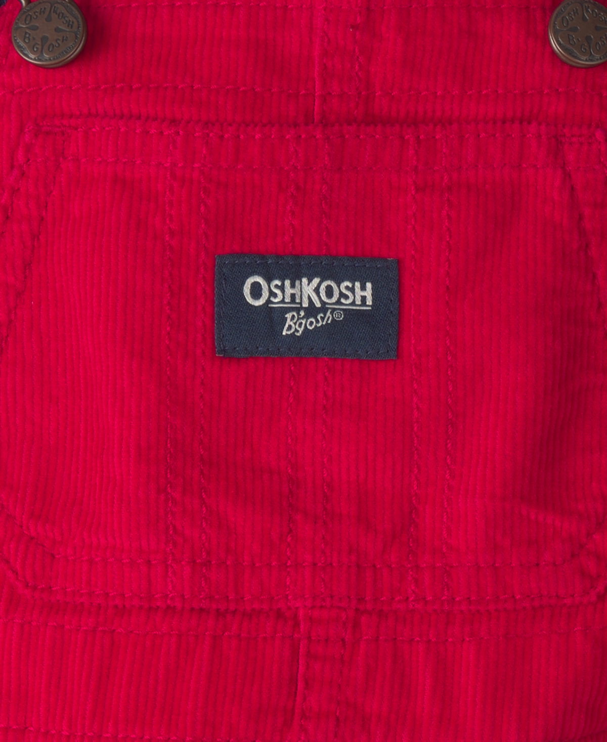 Osh Kosh Baby Boys' Thermal Long-Sleeve Top and Corduroy Overall, 2-Piece Set