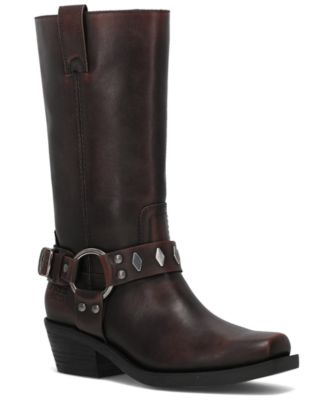 Women's Lorrie Deco Stud Stacked Heels Boots