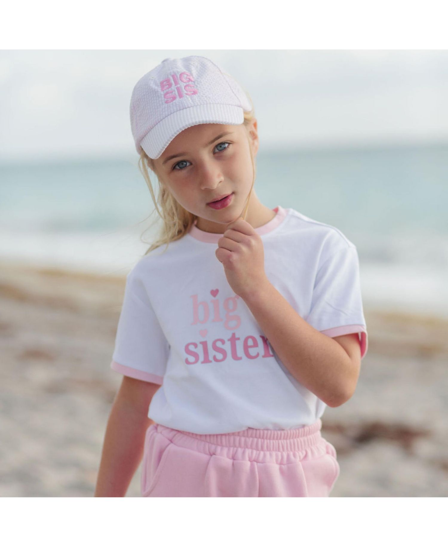 Toddler Girls' 2T-5T Big Sister Graphic Short-Sleeve T-Shirt