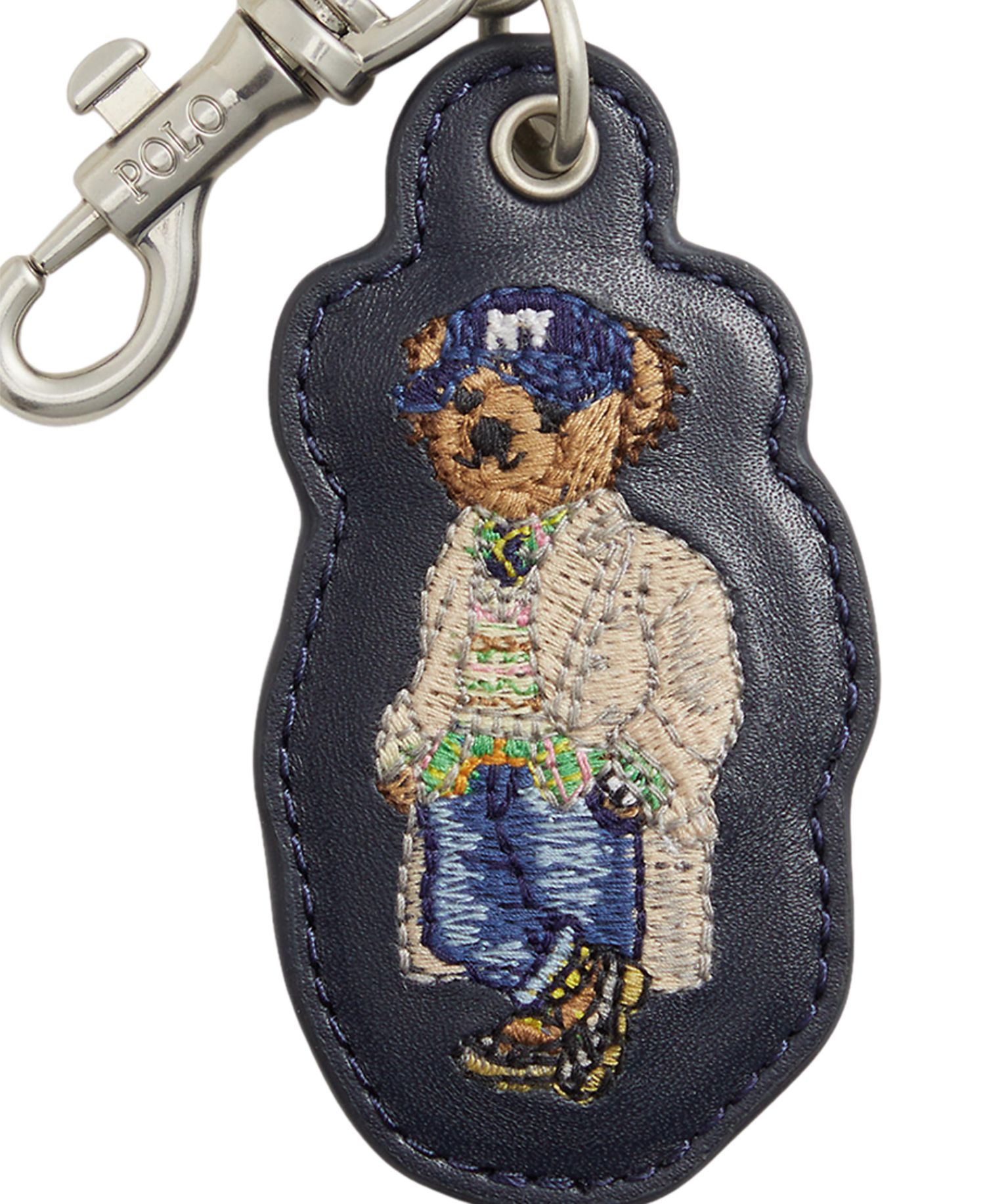 Men's Polo Bear Leather Key Fob