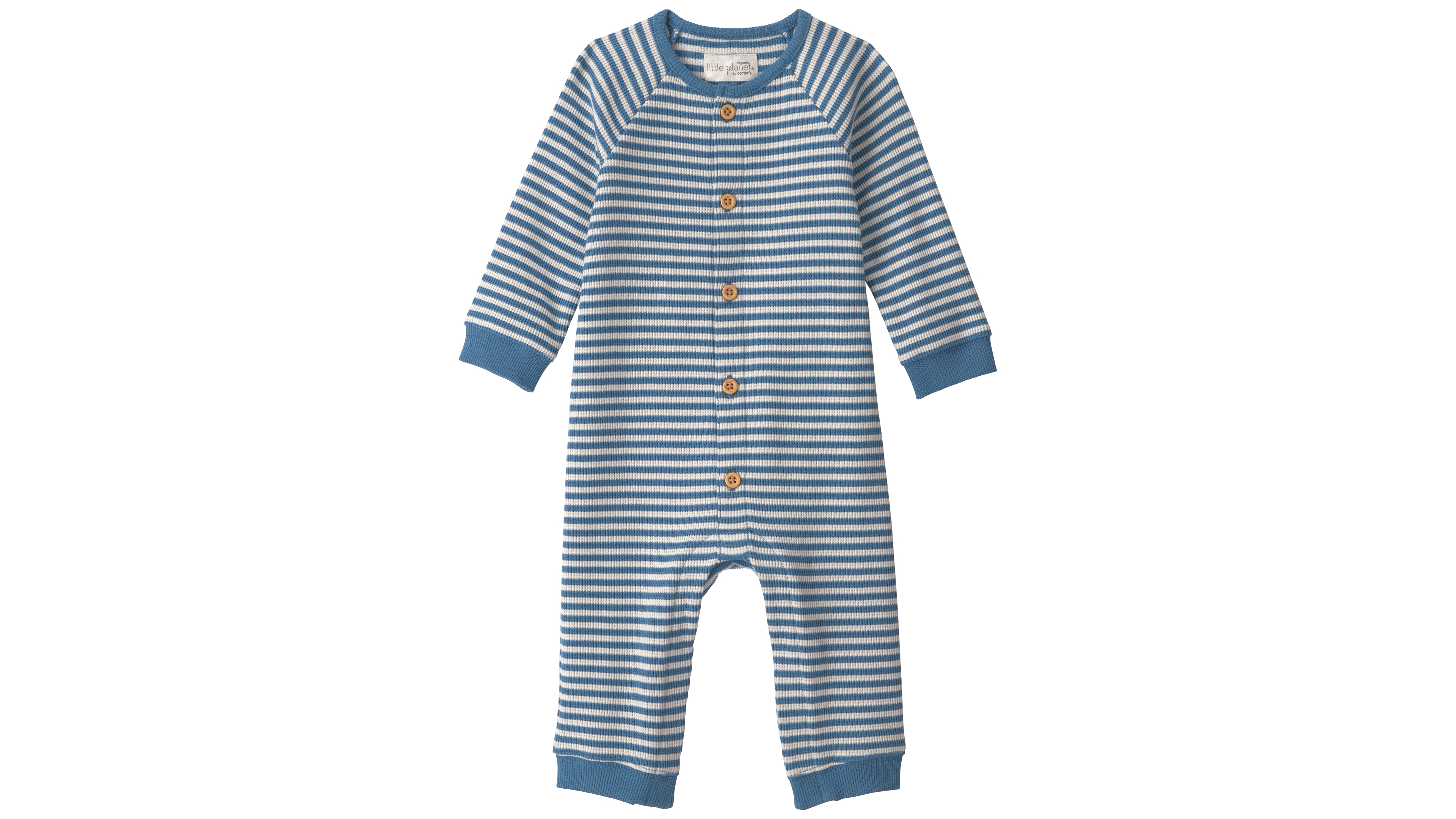Little Planet by carter's Baby Neutral Organic Cotton Waffle Knit Jumpsuit