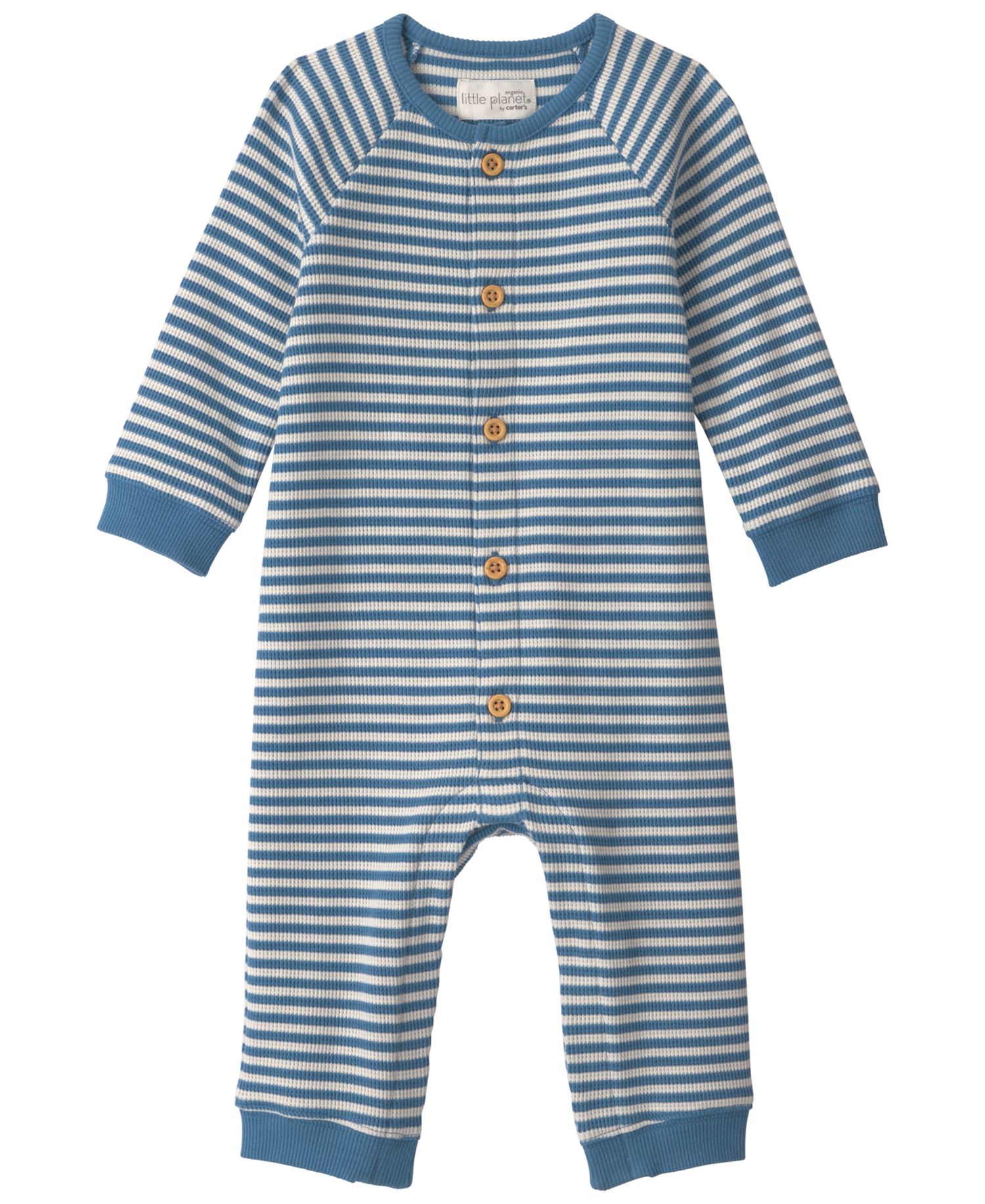 Baby Boys' or Baby Girls' Waffle Knit Jumpsuit