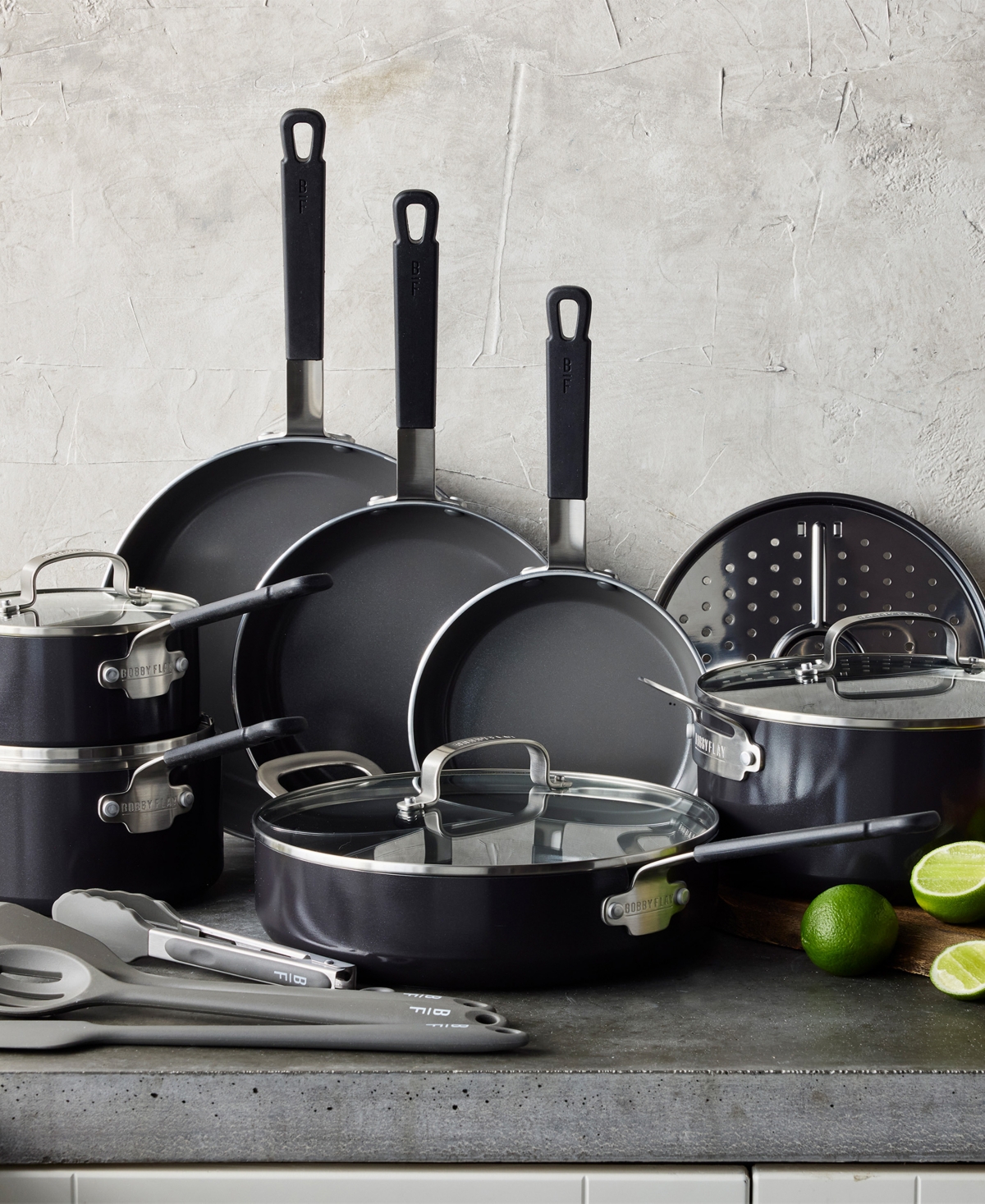 GreenPan Bobby Flay Ceramic Nonstick -Piece Cookware Set
