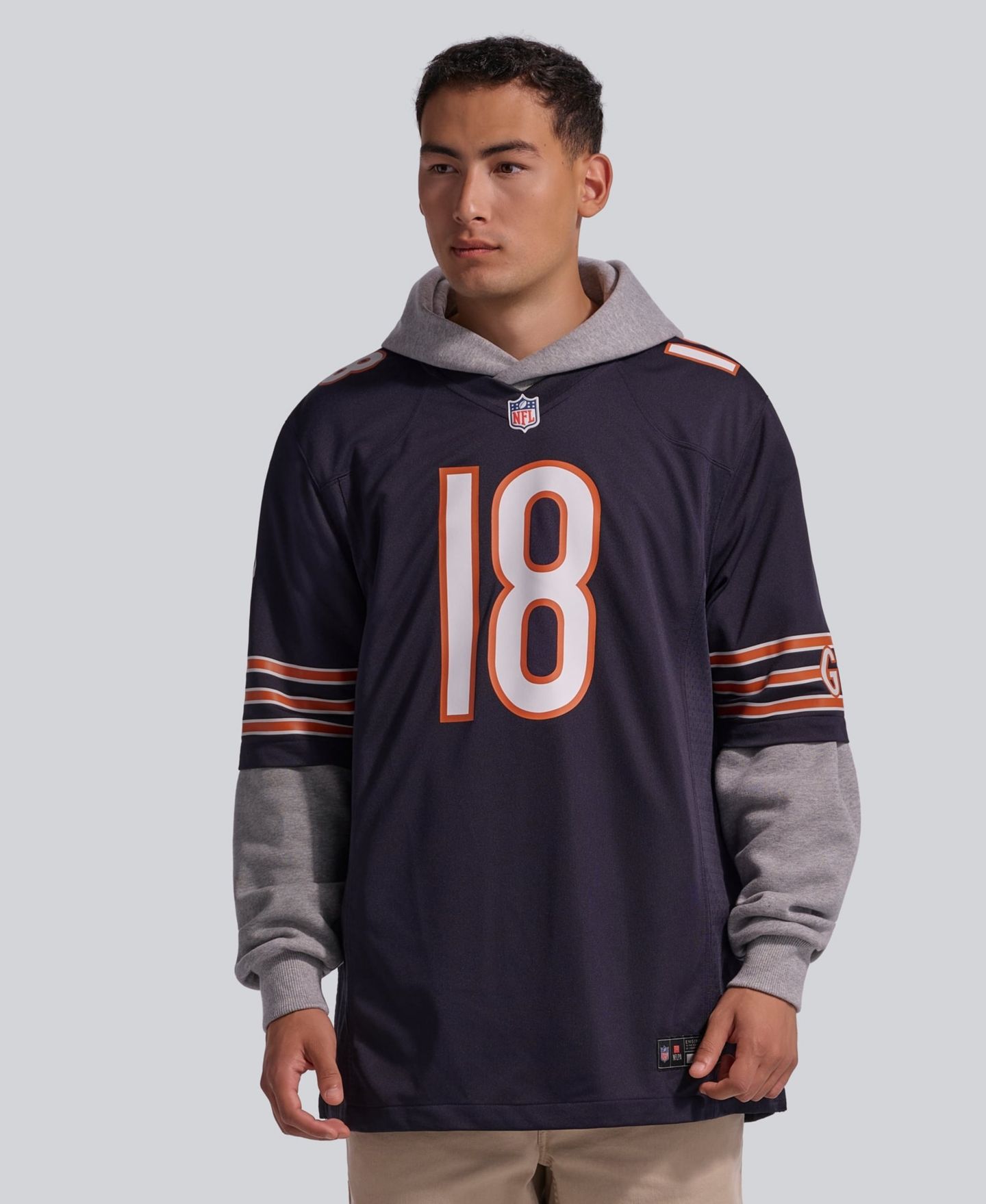 Мужской топ Nike Caleb Williams Chicago Bears 2024 NFL Draft First Round Pick Player Game Jersey, цвет: Тёмно-синий — фото 9