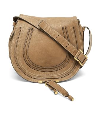 Women's Marcie Grained Leather Saddle Crossbody Bag