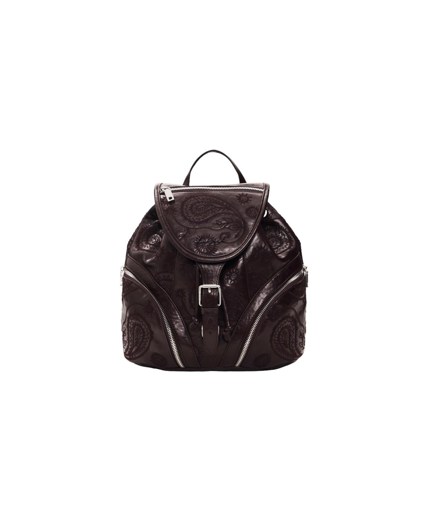 Women's Small leather-effect backpack