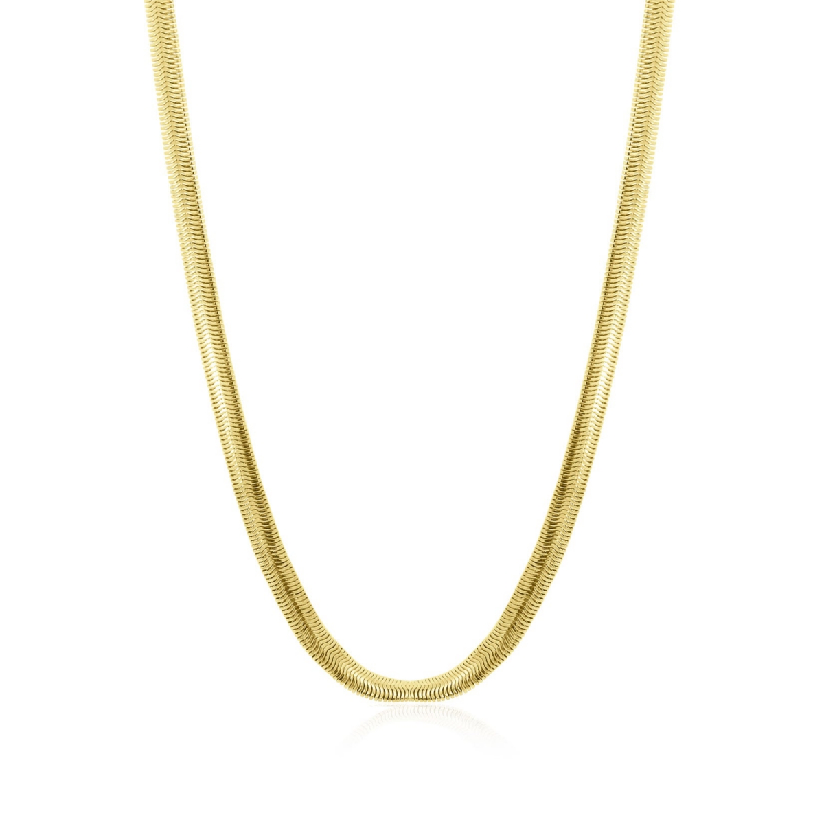 The Lovery Silk Snake Necklace 18K Gold Filled Over Brass - Gold filled brass