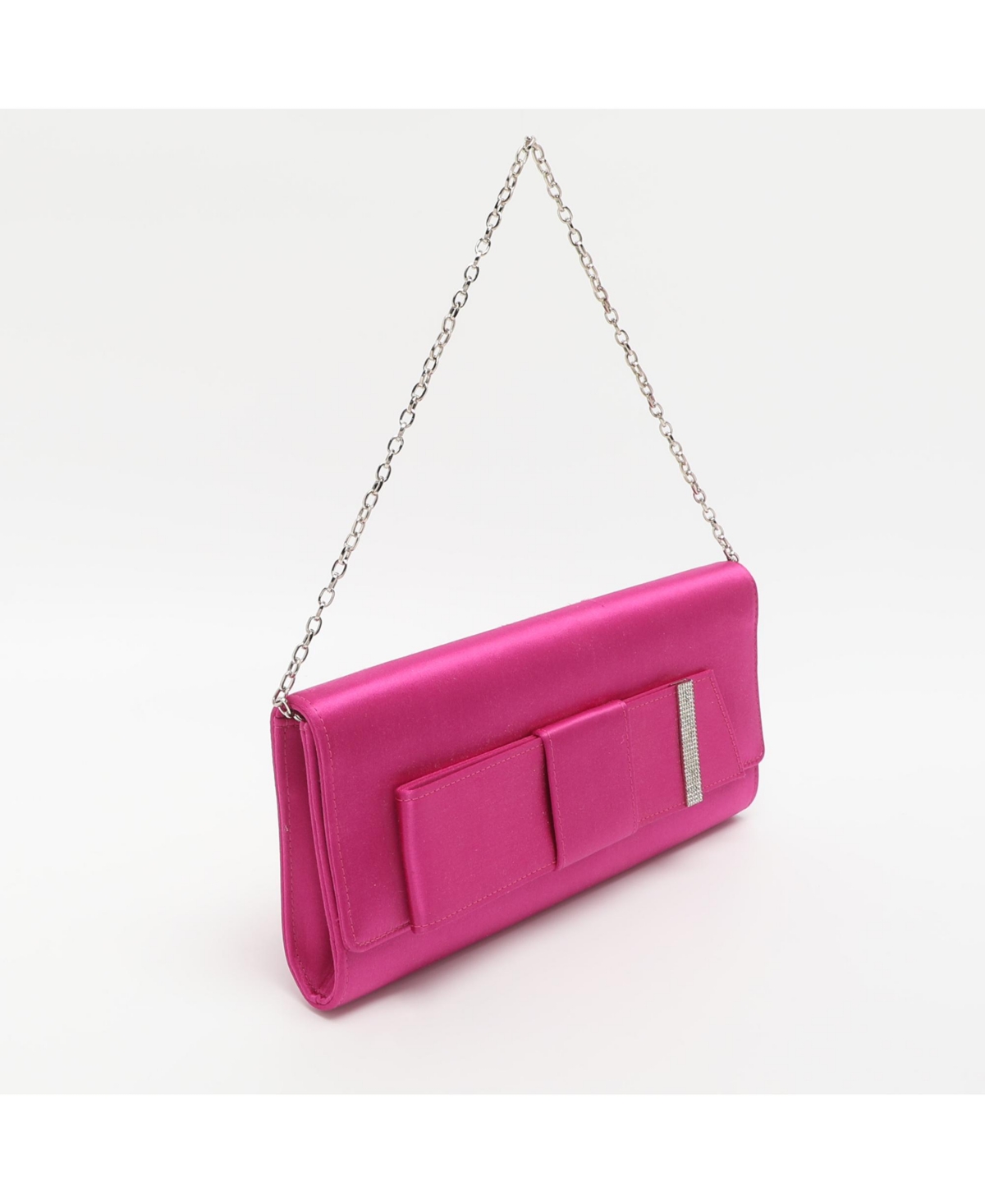 Pre-Owned Dolce & Gabbana Women's Miss Bow Embellished Satin Clutch