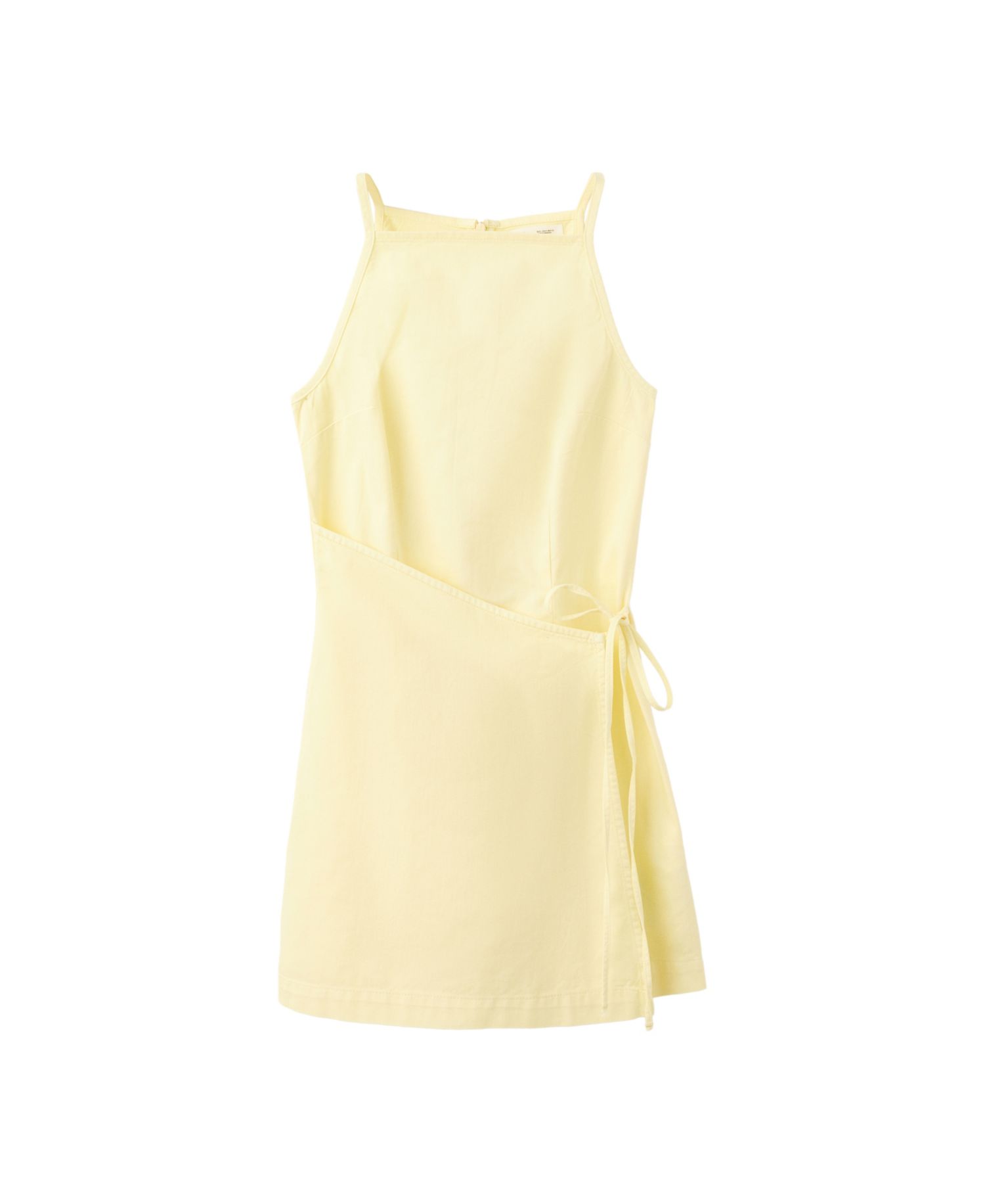 Women's Straps and Bow Detail Mini Cotton Dress
