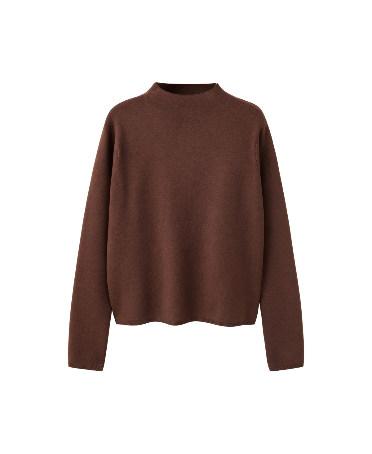 Mango Women's Perkins Neck Viscose-Blend Mock Sweater