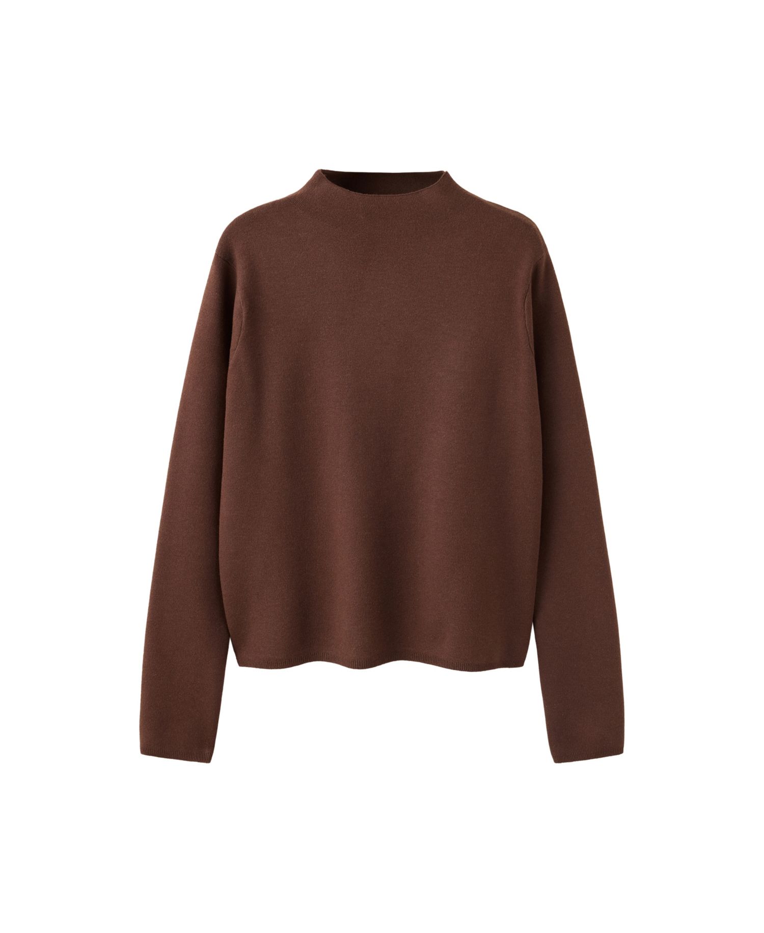 Women's Perkins Neck Viscose-Blend Mock Neck Sweater