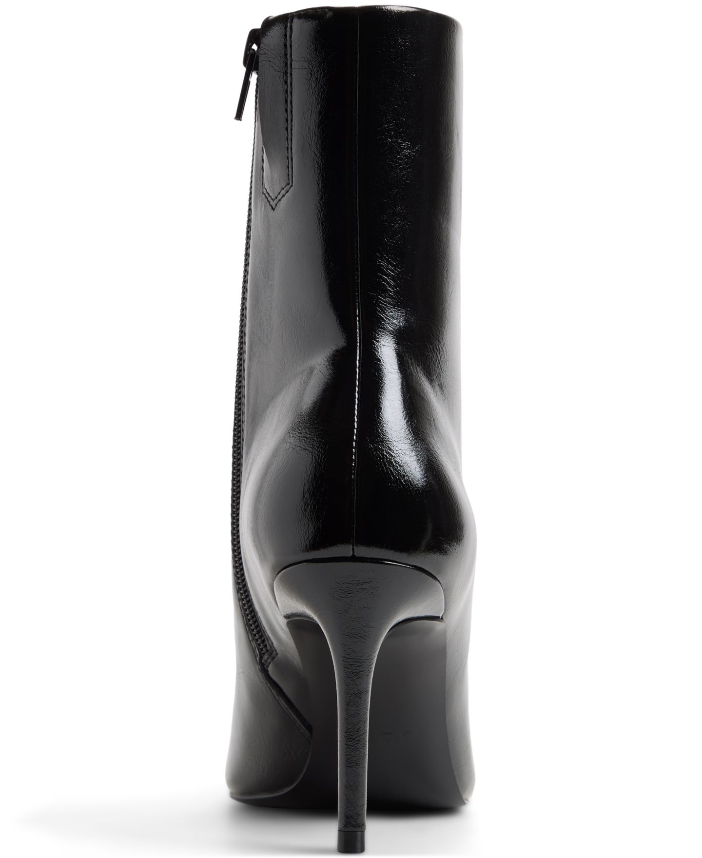 Женские ботинки ALDO Dahlyaa Pointed Toe Ankle Booties, цвет: Чёрный блестящий — фото 3