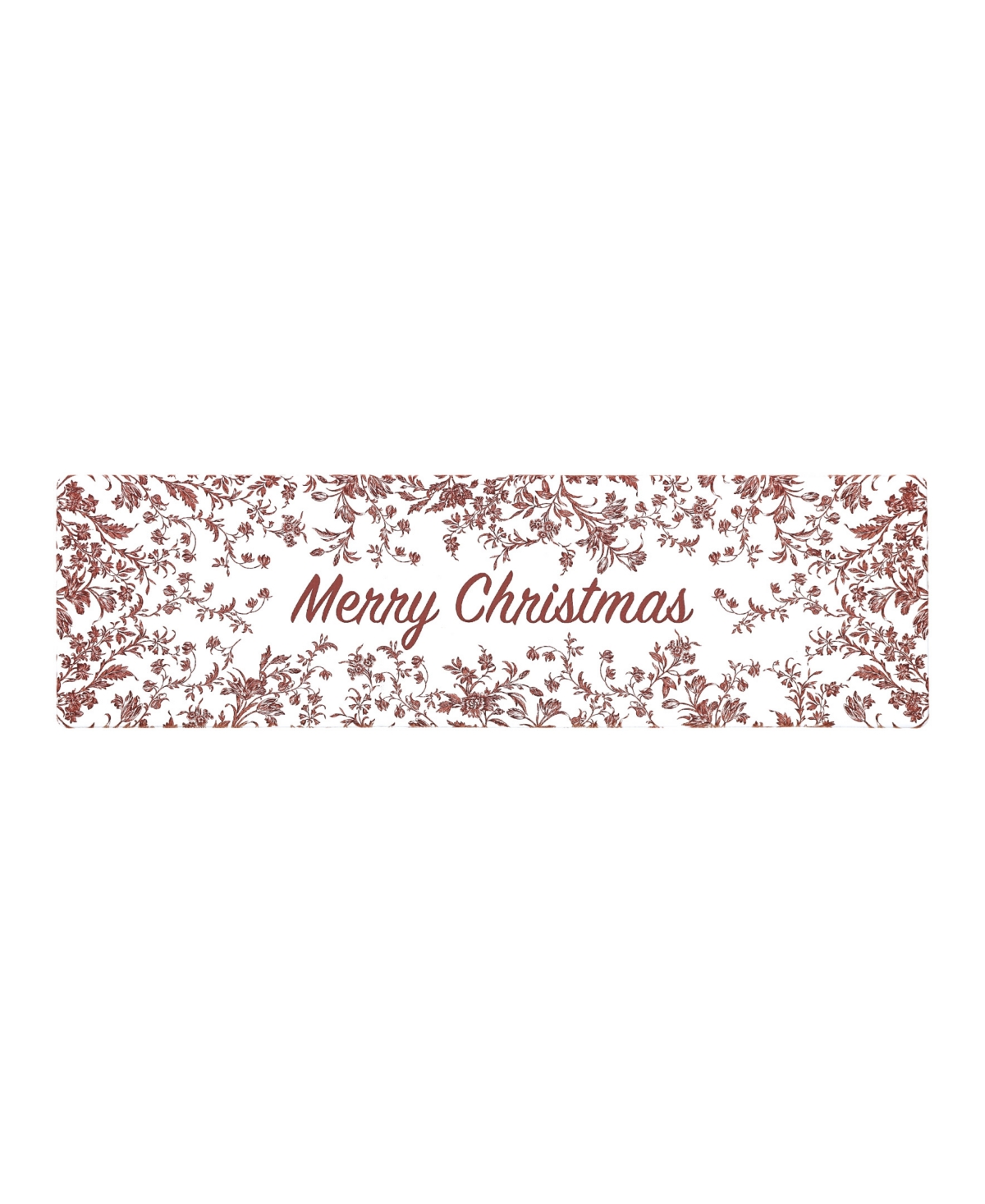 Laura Ashley Amberley Merry Christmas Non-Slip Kitchen Mat