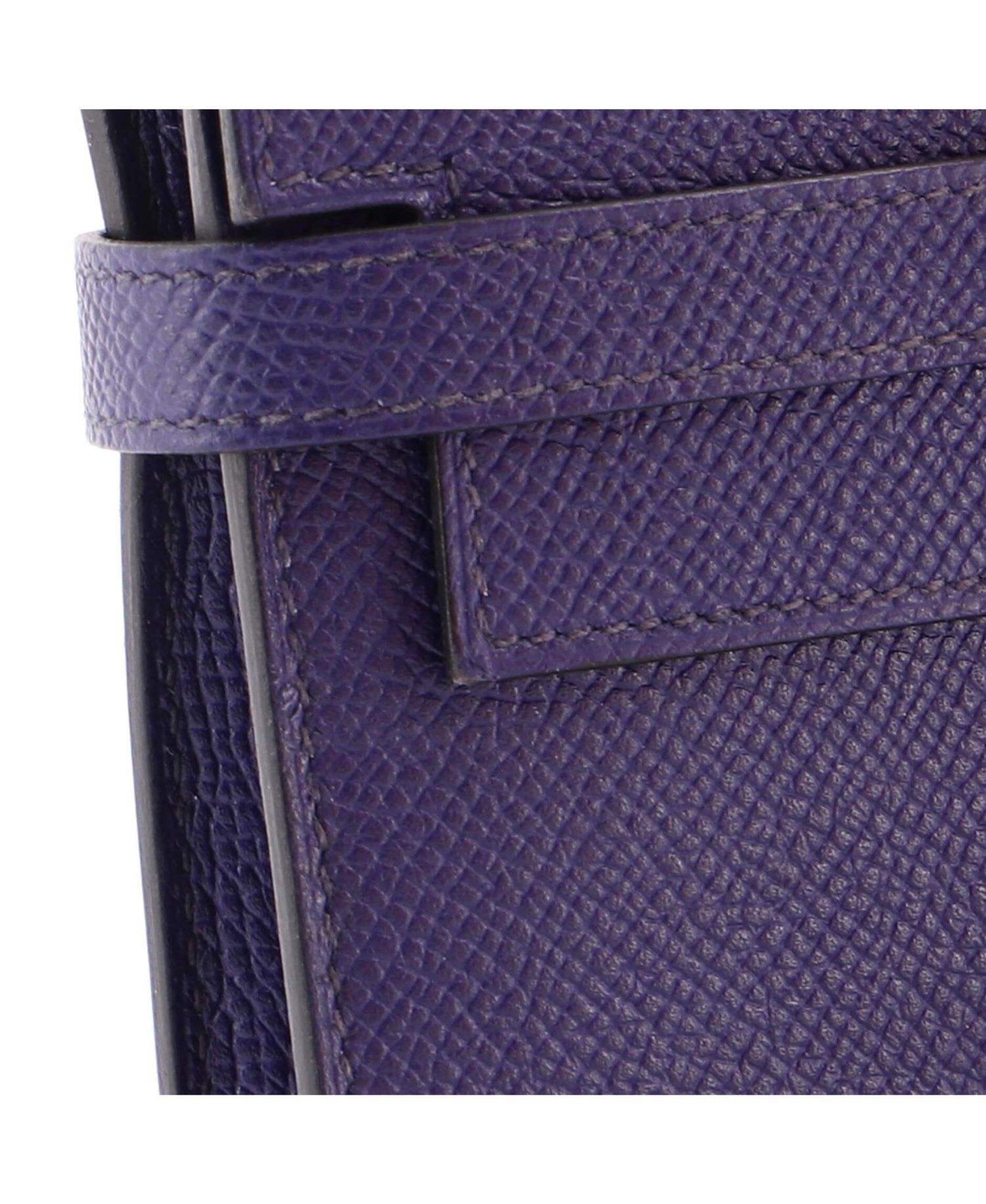 Pre-Owned Hermes Long Kelly Wallet Verso Epsom