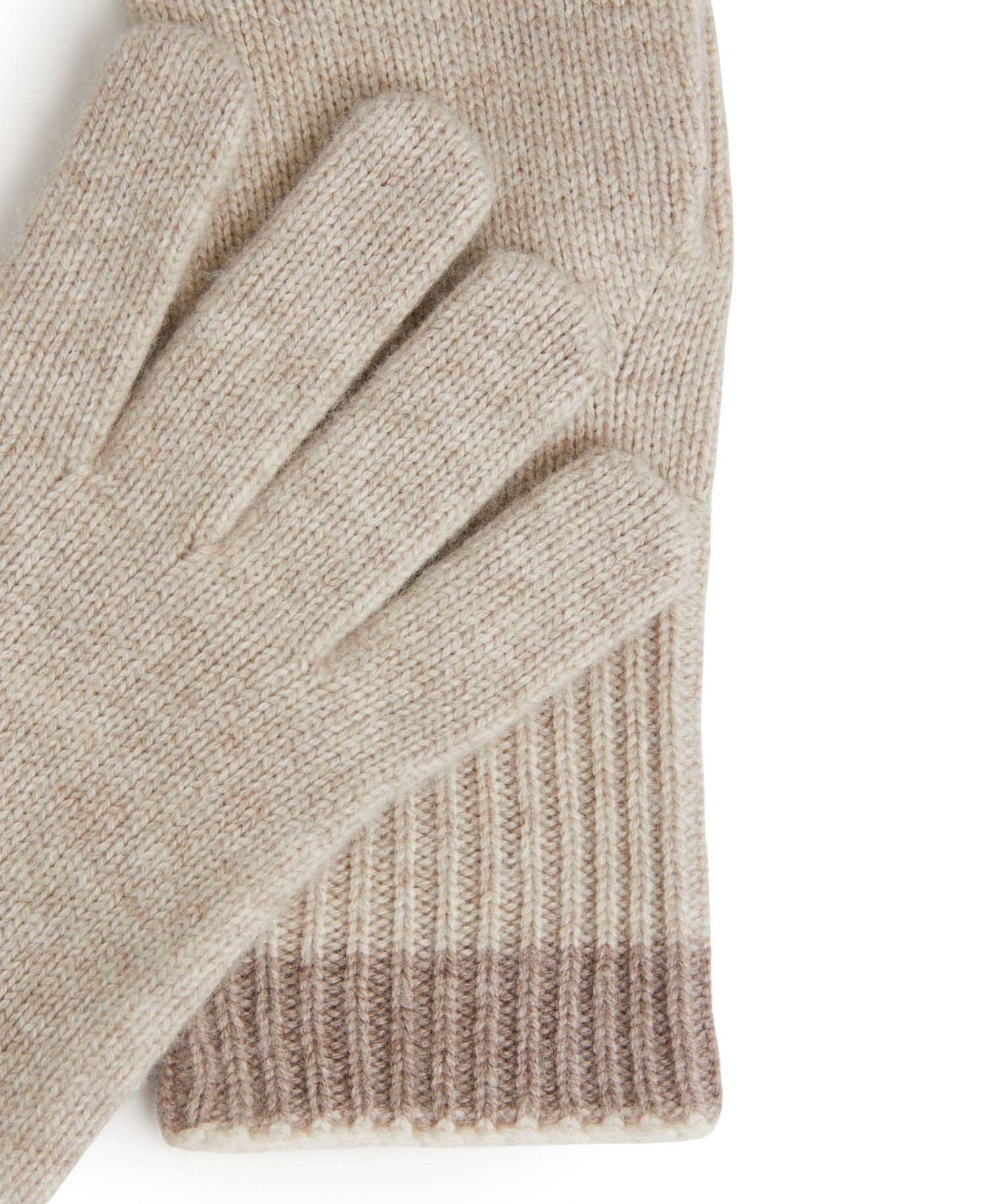 Women's Florise Wool-Blend Tipped Cuffs Gloves With Cashmere