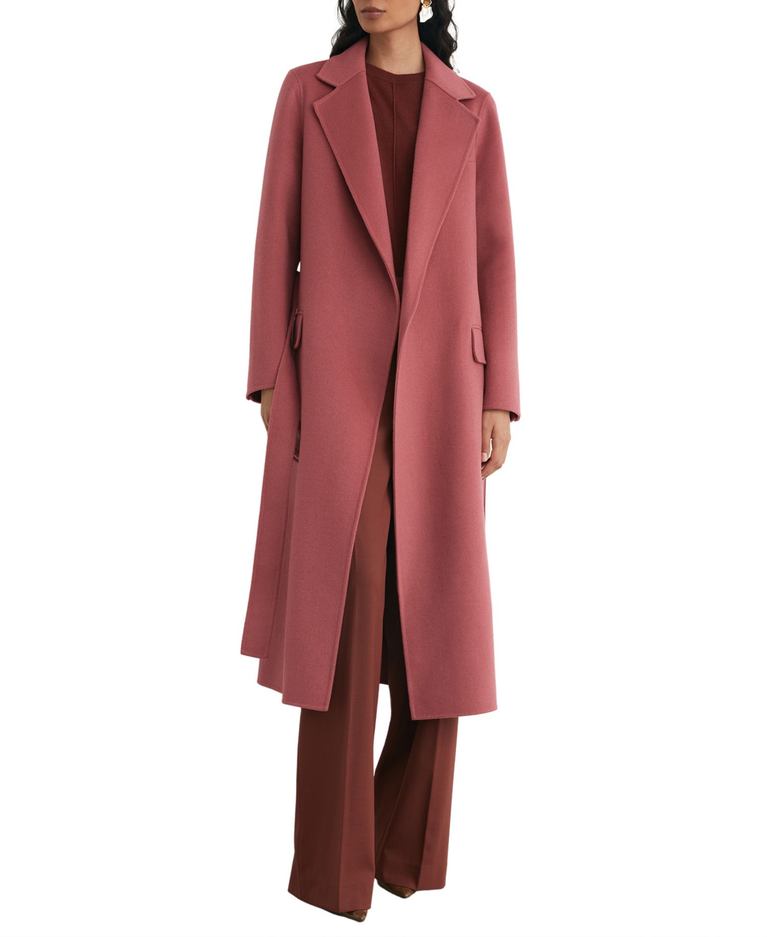 Women's Marlowe Double-Breasted Wool-Blend Coat