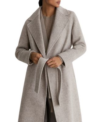 Women's Daia Herringbone Double-Breasted Wool-Blend Coat