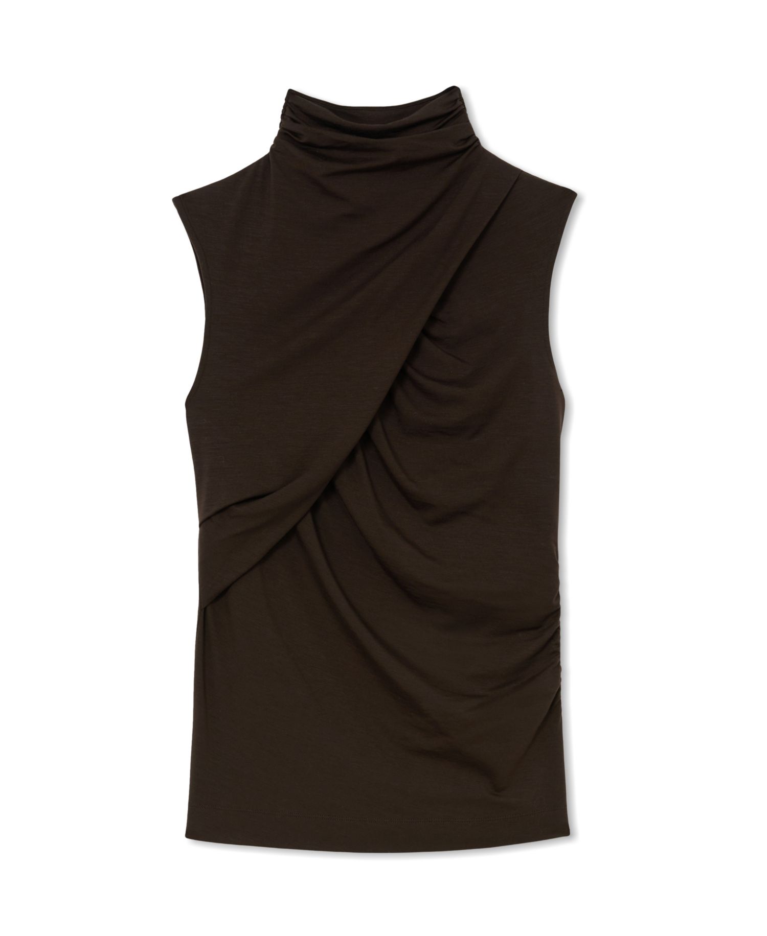 Women's Wanda Ruched High-Neck Sleeveless Tunic