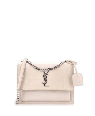 Medium Sunset Crossbody Bag Embossed Leather