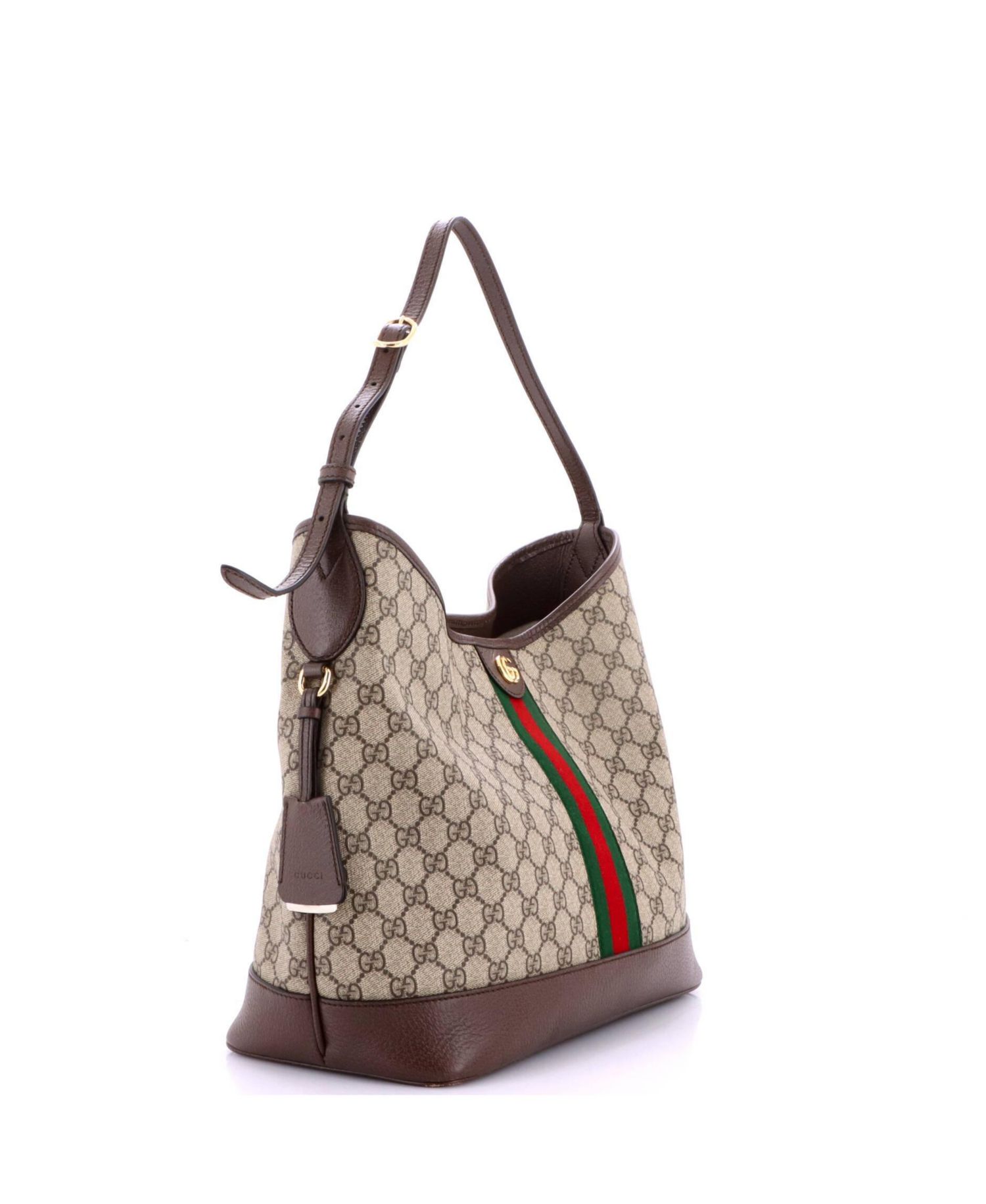 Large Ophidia Hobo Bag GG Coated Canvas