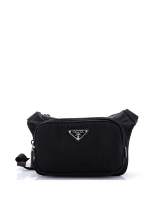 Small Zip Waist Bag Tessuto