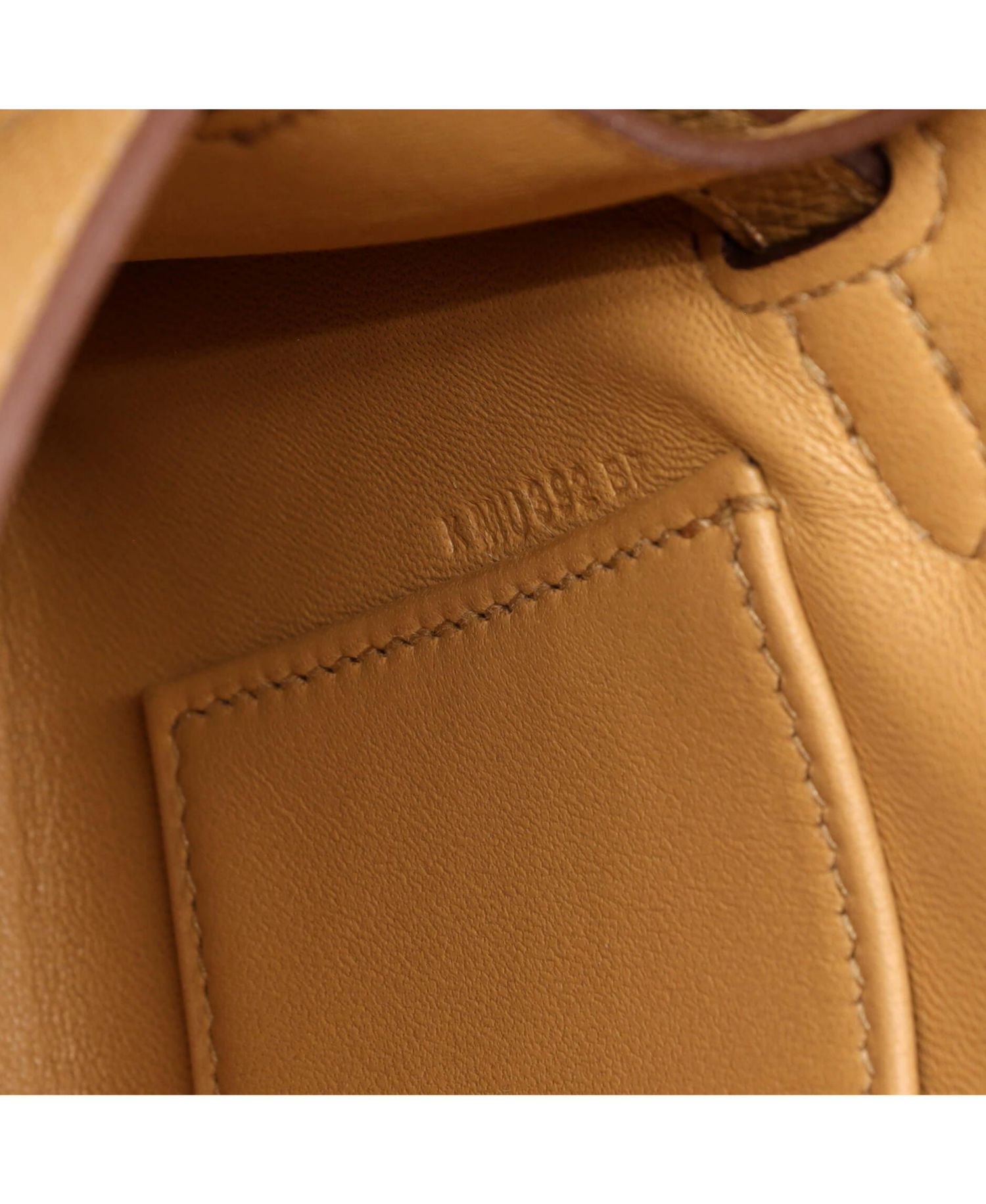 Pre-Owned Hermes Kelly 20 Handbag Brown Epsom with Palladium Hardware