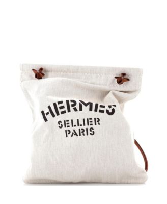 Pre-Owned Hermes MM Aline Bag Toile