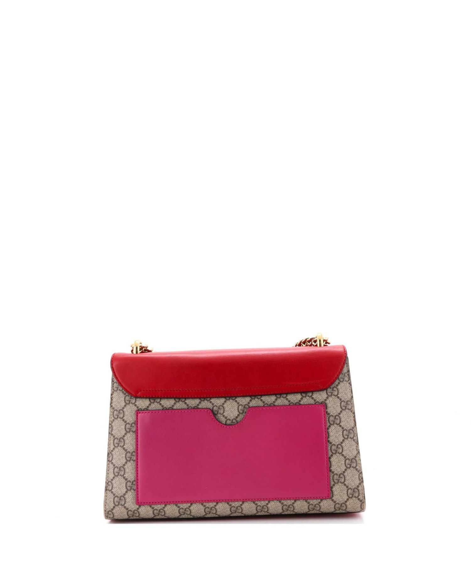 Medium Padlock Shoulder Bag GG Coated Canvas and Leather