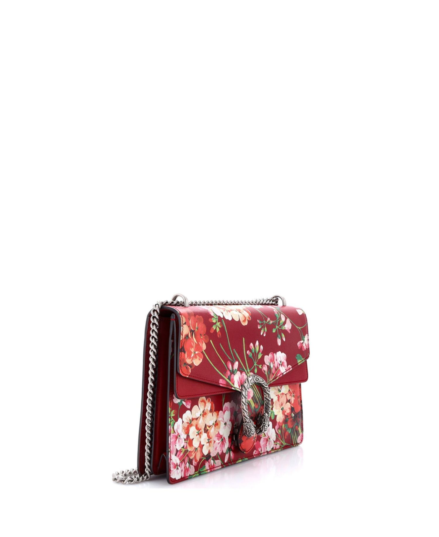 Medium Dionysus Bag Blooms Print Leather