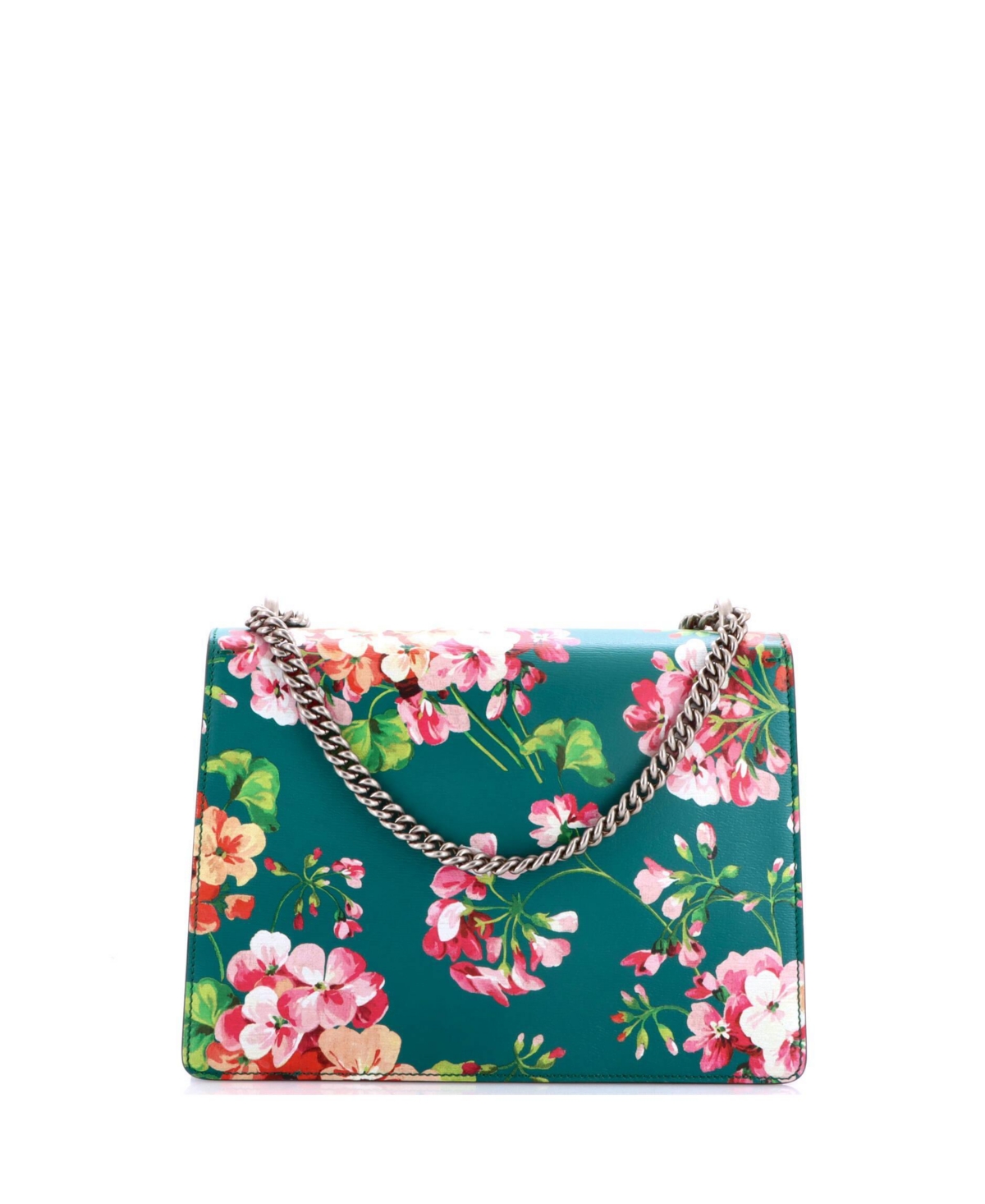 Pre-Owned Gucci Medium Dionysus Bag Blooms Print Leather