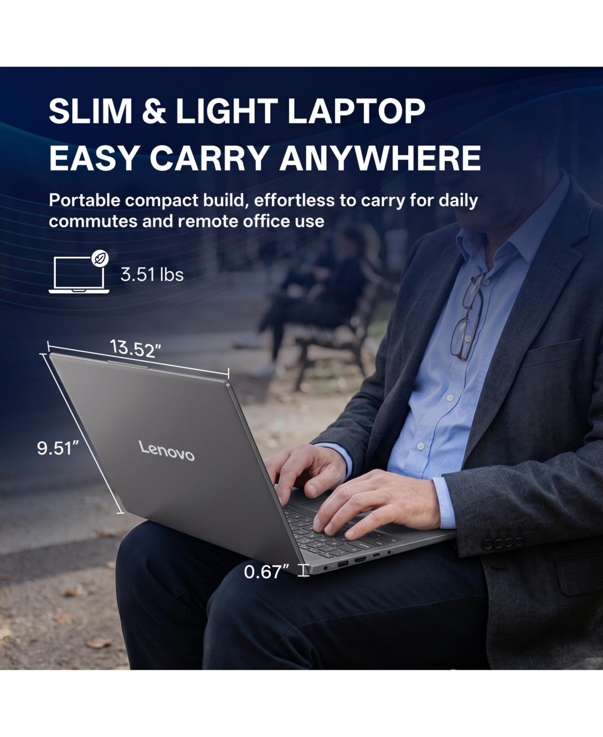 Lenovo IdeaPad Slim 15.3" Fhd+ Laptop, Intel Core i7-13620H, Intel Uhd Graphics, 40GB DDR5, 1TB Ssd, Wi-Fi 6, Win11 Home, Grey