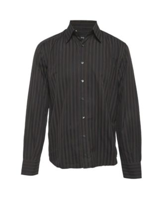 Men's Slim-Fit Striped Dress Shirt